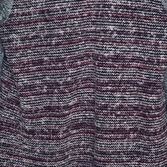 Lucky Brand gray wool blend open cascading sweater size Large - Picture 14 of 14